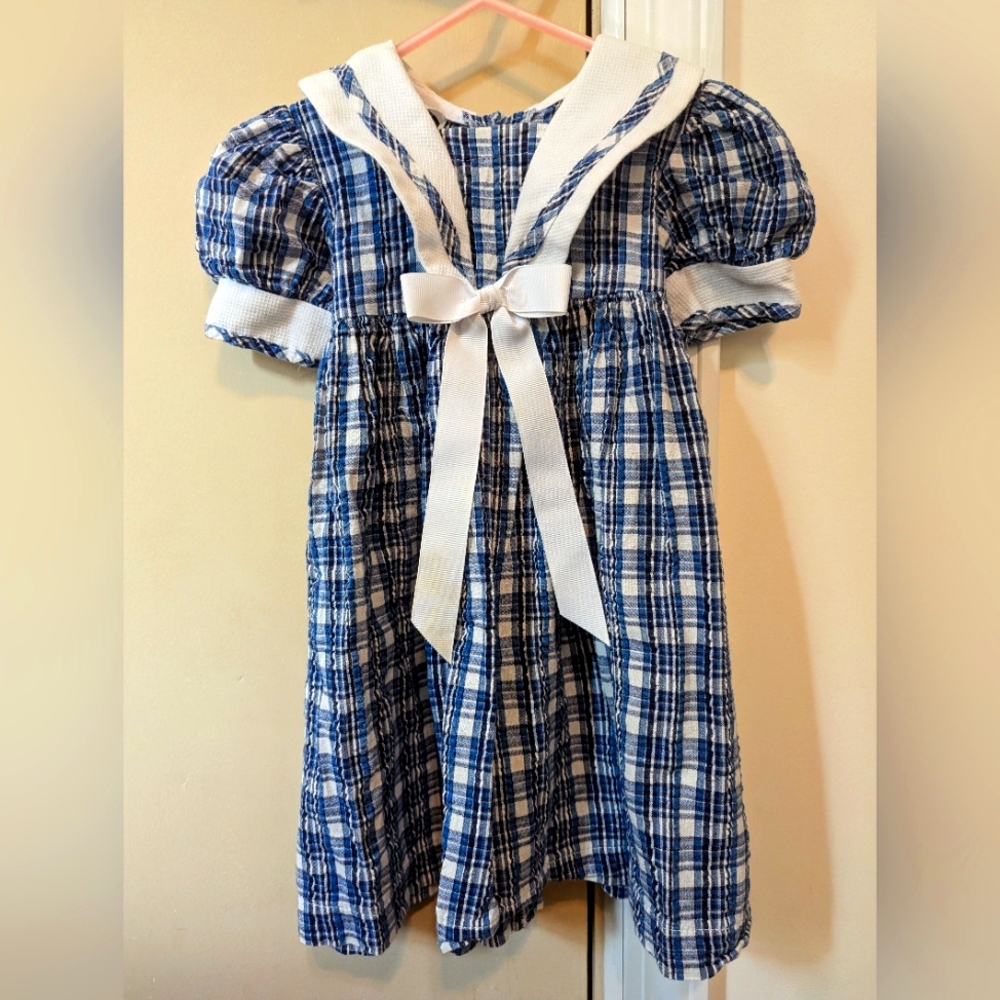 Jo Lene Vintage Children's Sailor Dress Size 2t